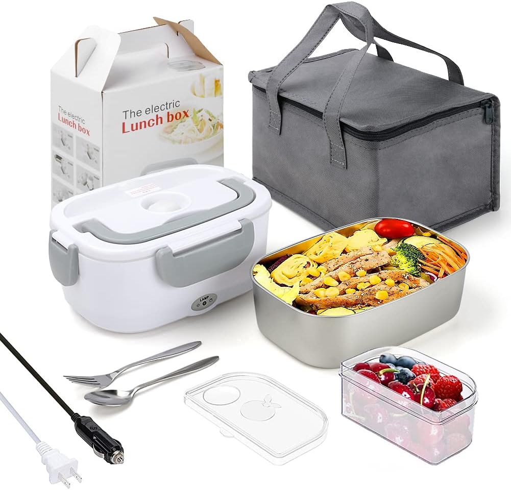 Electric Lunch Box with FREE Insulated Carry Bag