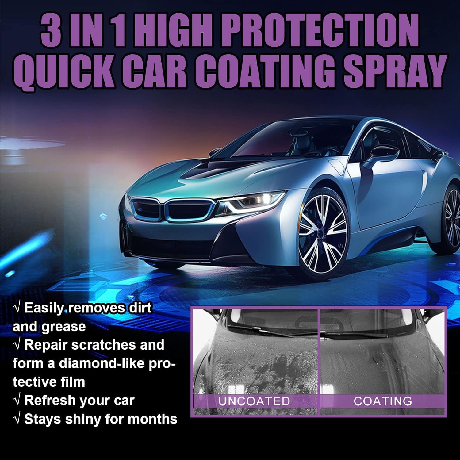 3 In 1 High Protection Ceramic Coating Spray