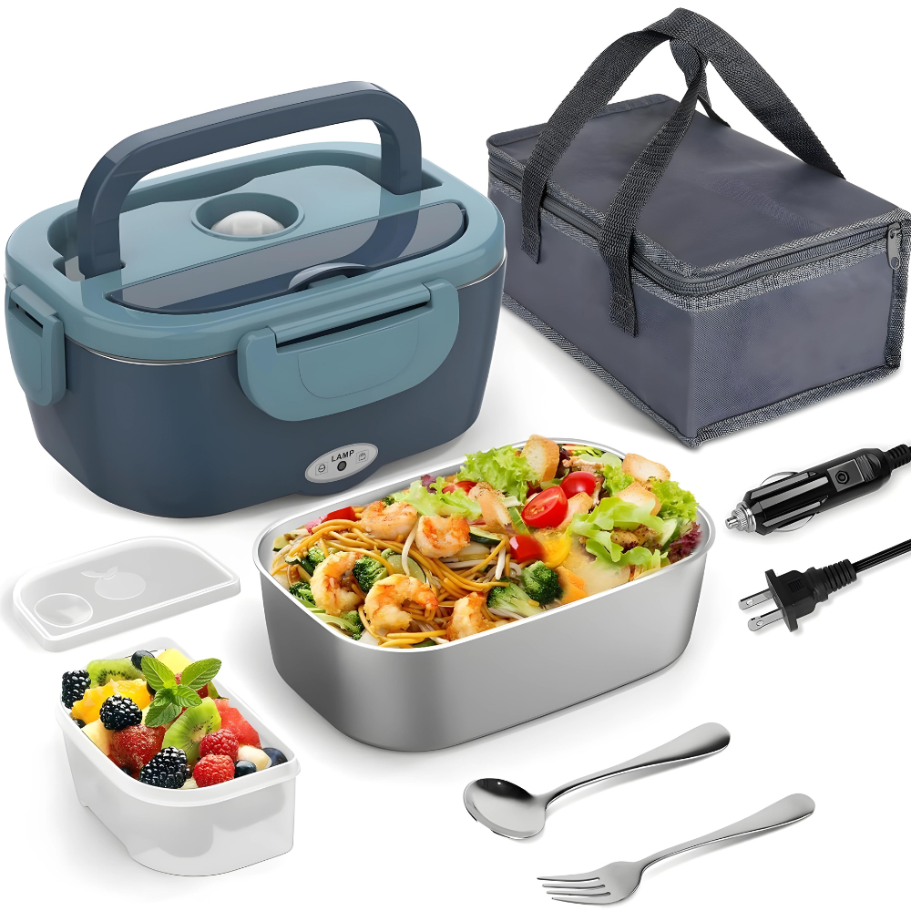 Electric Lunch Box with FREE Insulated Carry Bag