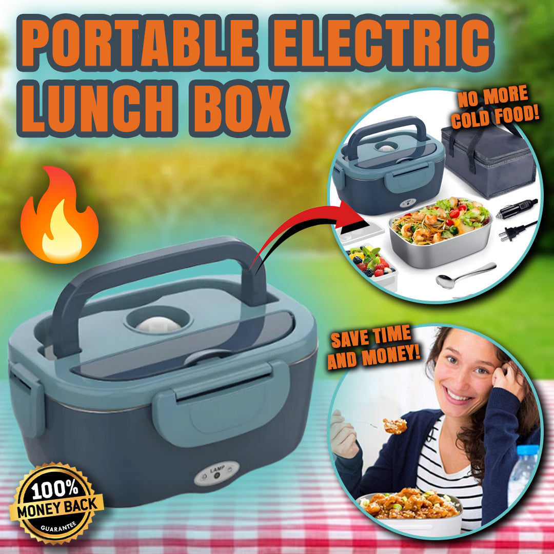 Electric Lunch Box with FREE Insulated Carry Bag