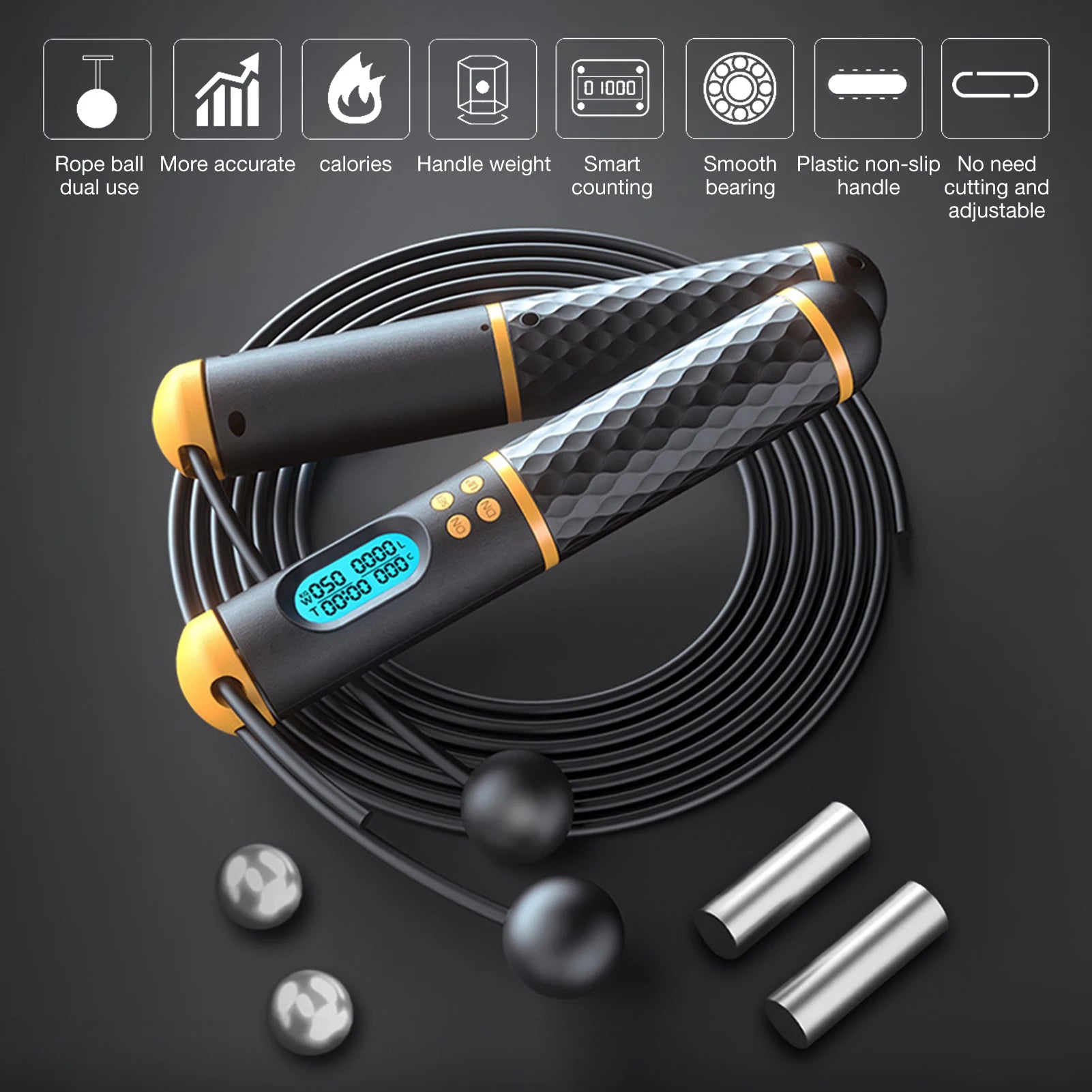 Smart Skipping Rope With Calorie Counter