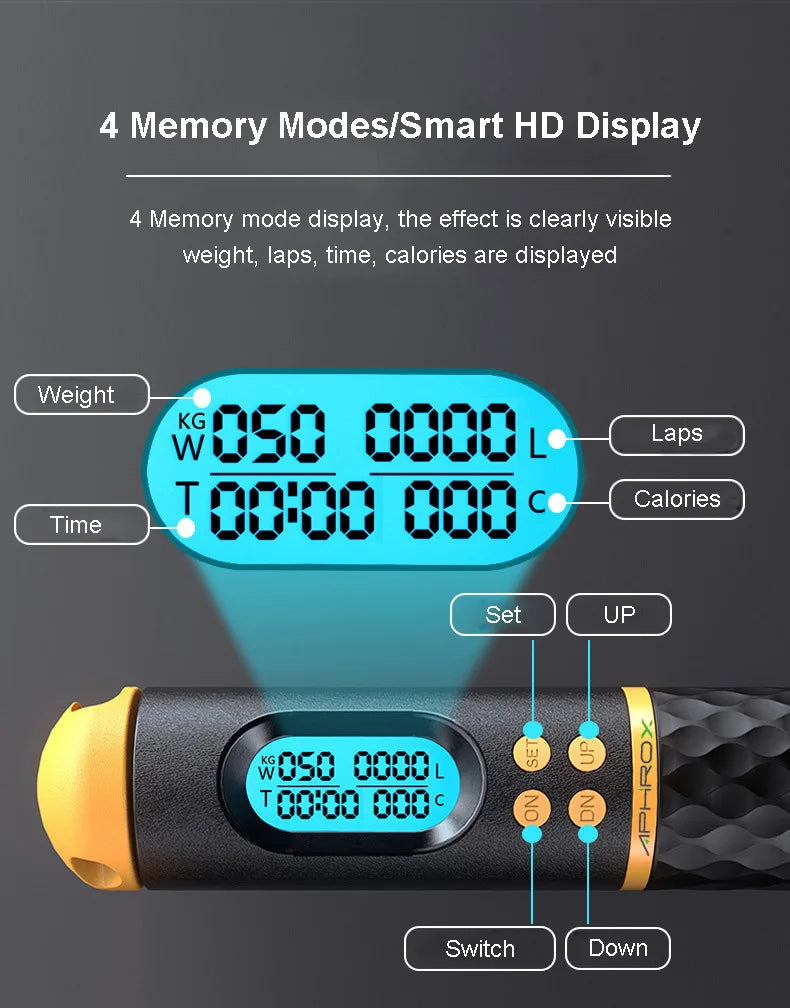 Smart Skipping Rope With Calorie Counter