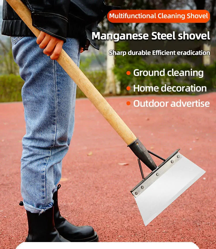 Multi-Purpose Cleaning Shovel - Steel Blade