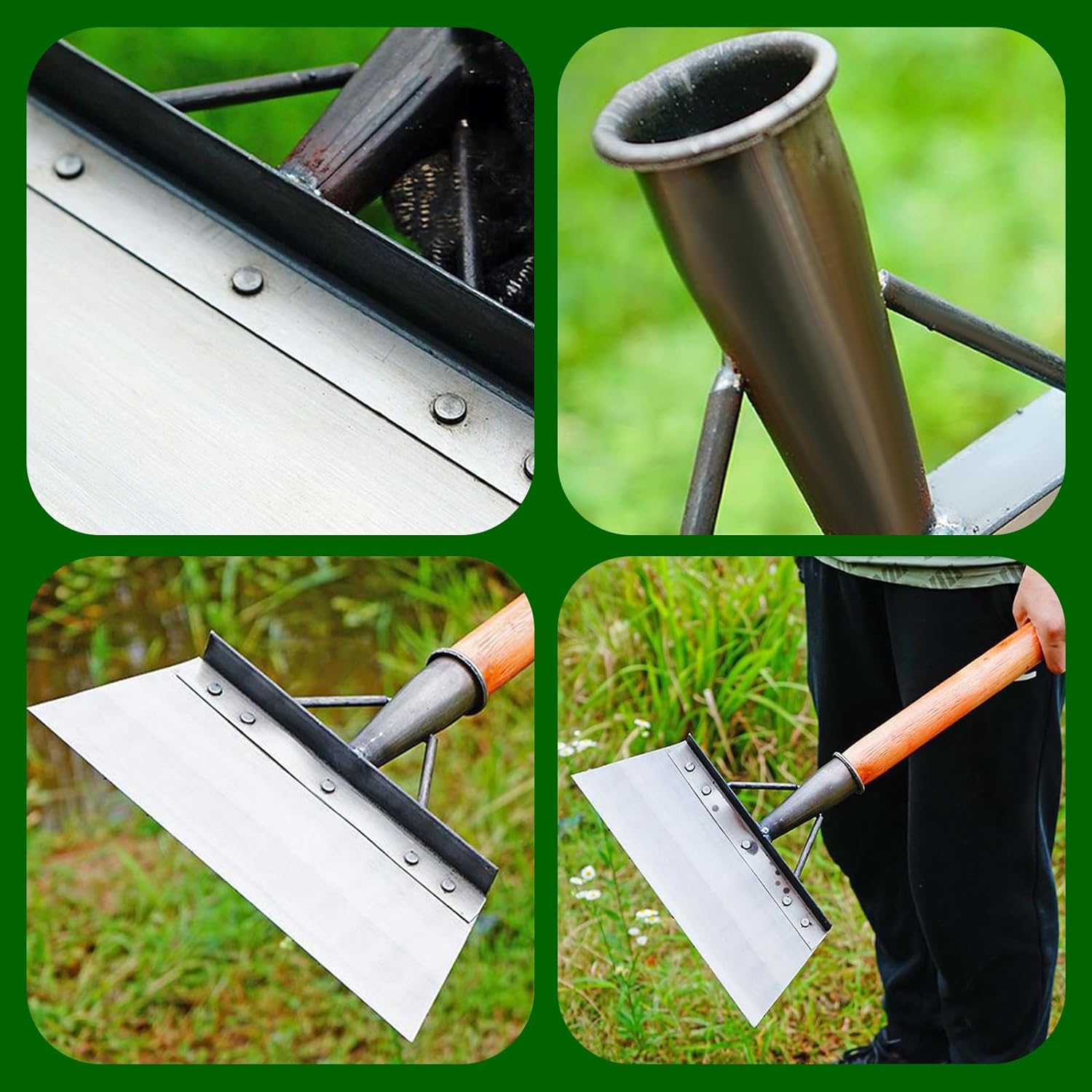 Multi-Purpose Cleaning Shovel - Steel Blade