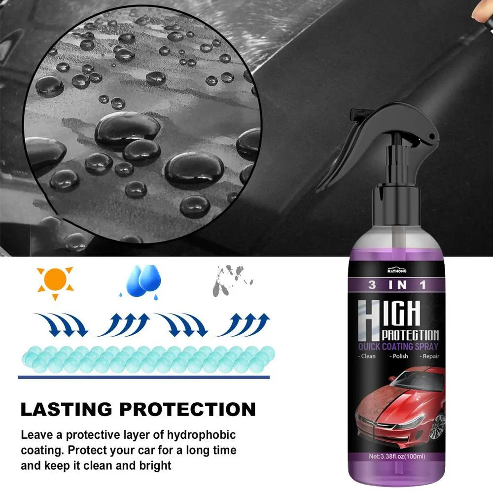 3 In 1 High Protection Ceramic Coating Spray