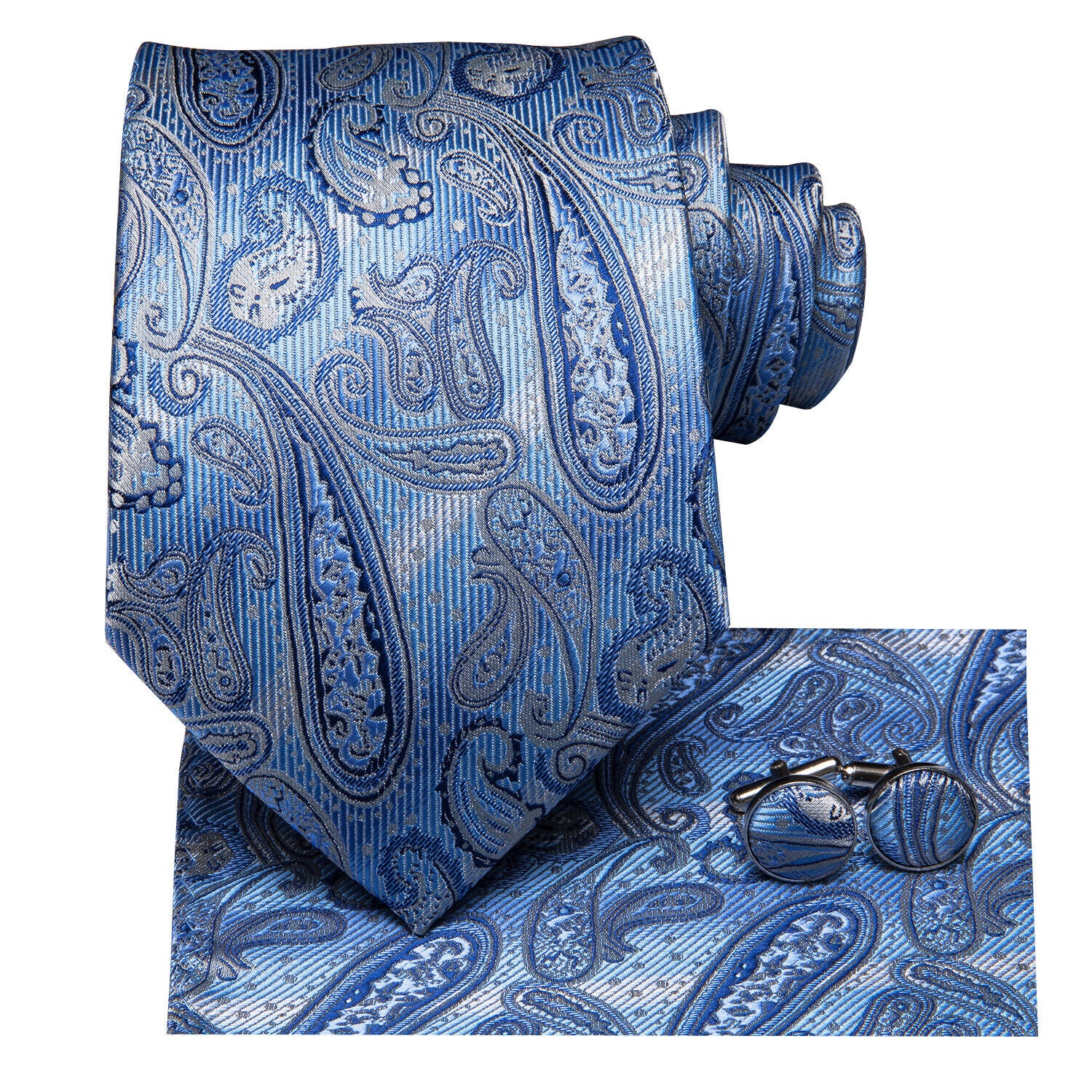 Silk Tie & Cufflink Set + FREE 4-Day Delivery