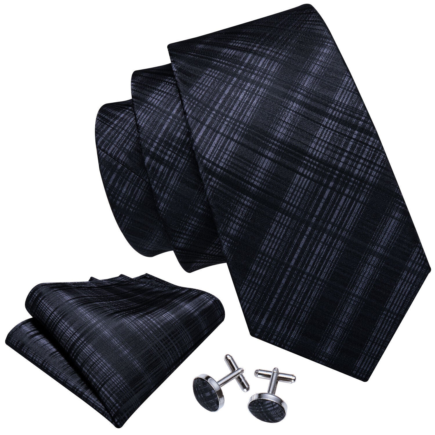 Silk Tie & Cufflink Set + FREE 4-Day Delivery