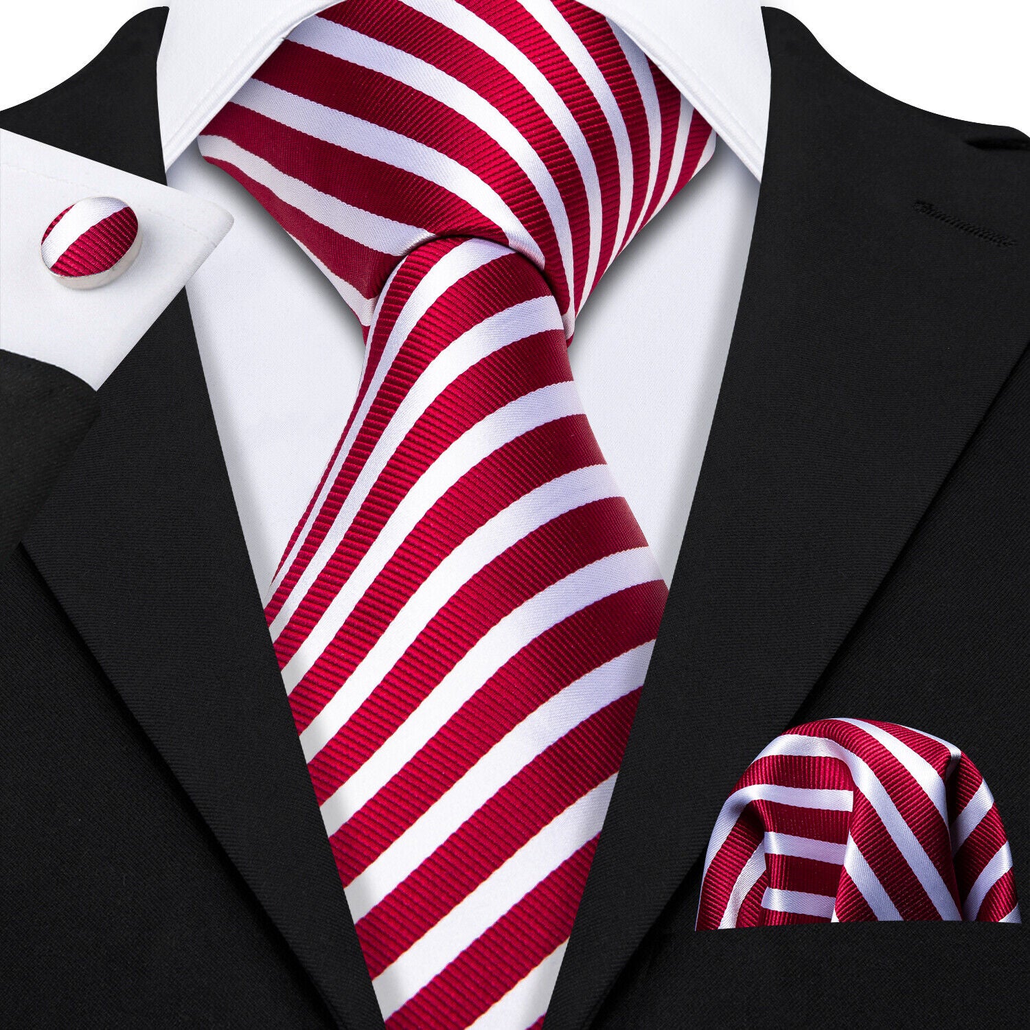 Silk Tie & Cufflink Set + FREE 4-Day Delivery