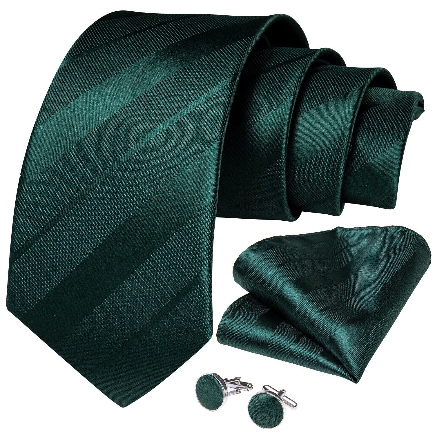 Silk Tie & Cufflink Set + FREE 4-Day Delivery