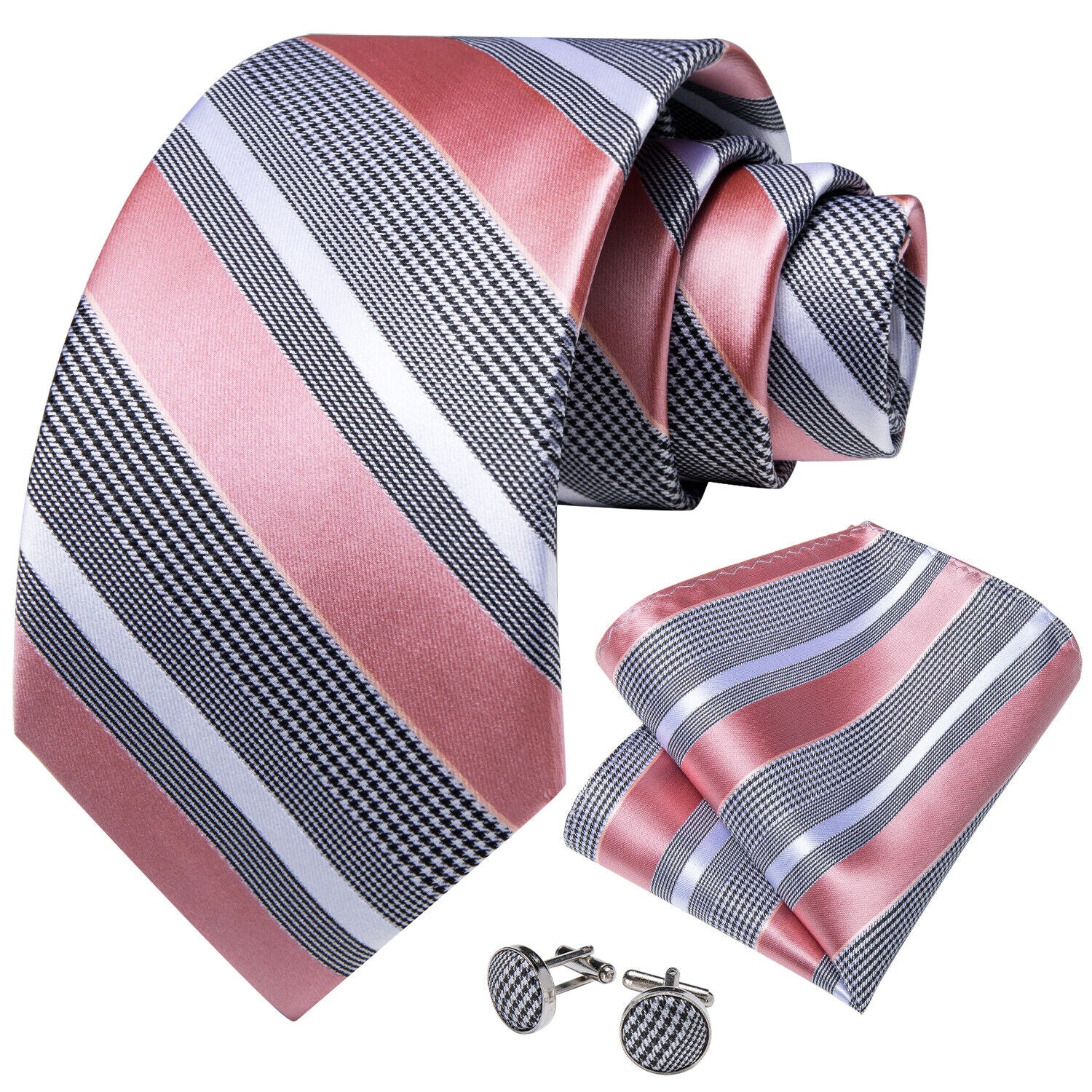 Silk Tie & Cufflink Set + FREE 4-Day Delivery